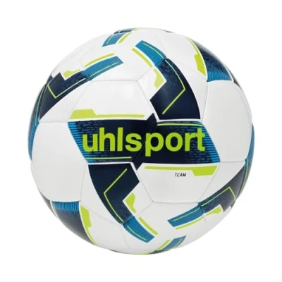 Afbeelding van Uhlsport Team (Sz. 4) Trainingsbal Wit / Marine Fluogeel