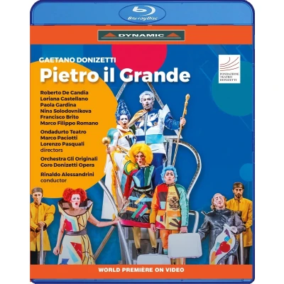 Afbeelding van Fabio Tartari, Orchestra Gli Originali, Coro Donizetti Opera Donizetti: Pietro Il Grande (Blu ray)