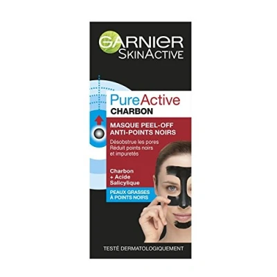 Afbeelding van 3x Garnier PureActive Peel Off Masker Charcoal 50 ml