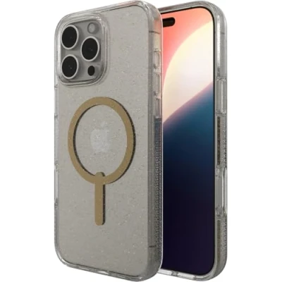 Afbeelding van ZAGG Milan Snap Mag iPhone 16 Pro Max Hoesje gold glitter