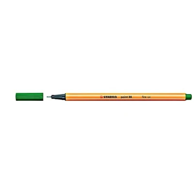 Afbeelding van Stabilo Point 88 fijne pen, 88/53, dennengroen, 3 stuks