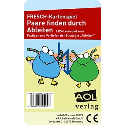 Afbeelding van FRESCH Kartenspiel: Paare finden durch Ableiten