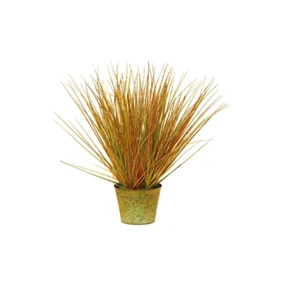 Afbeelding van Siergras in pot 75 cm bruin groen kunstplant Buitengewoon de Boet