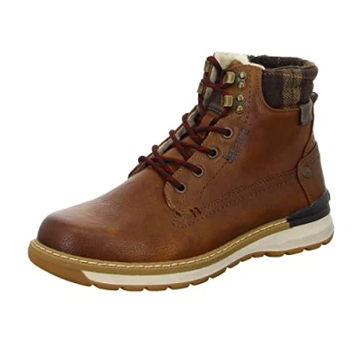 Afbeelding van Mustang Veterboots, Heren, Maat: 44, Cognac Schoenen