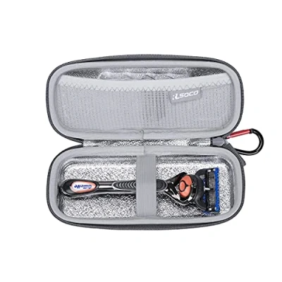 Afbeelding van RLSOCO Beschermhoes compatibel met Gillette Fusion 5 &amp; ProGlide scheerapparaat (alleen etui), zwart., Modern