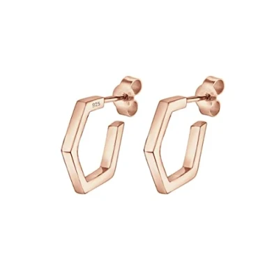 Afbeelding van Elli Oorbellen Geo Minimal 925 Sterling Zilver