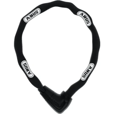 Afbeelding van ABUS Steel O Chain 9808K kettingslot, fietsslot met XPlus cilinder ter bescherming tegen manipulatie, veiligheidsniveau 11 8 mm, dik, 170 cm lang, zwart