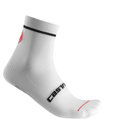 Afbeelding van Fietssokken Castelli Entrata 9cm maat 36/39 Wit