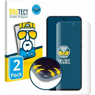 Afbeelding van BROTECT Screenprotector voor Samsung Galaxy S24 FE Folie Beschermfolie transparant volledig dekking (2 Stuks)