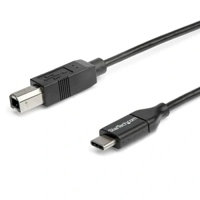 Afbeelding van Kabel USB C naar B Startech USB2CB2M 2 m Zwart