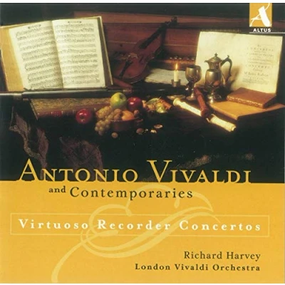 Afbeelding van London Vivaldi Orchestra, Monica Huggett, David Woodcock Virtuoso Recorder Concertos (CD)