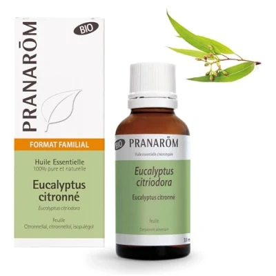 Afbeelding van Pranarôm Citroen Eucalyptus Etherische Olie (Eucalyptus Citriodora) Biologisch 30 ml