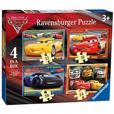 Afbeelding van Ravensburger 68944 Disney Cars 3 kinderpuzzel meerkleurig