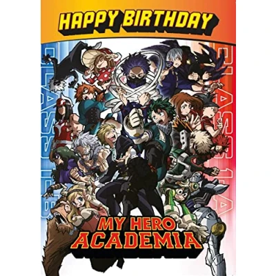 Afbeelding van Officiële My Hero Academia wenskaart