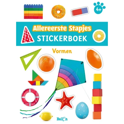 Afbeelding van Uitgeverij ballon stickerboek allereerste stapjes vormen