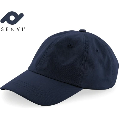 Afbeelding van Senvi Low Profile 6 Panel Dad Cap Kleur Donker Blauw