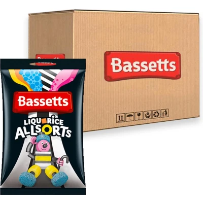 Afbeelding van Bassetts Engelse Drop zak 1 kg Doos 6 stuks