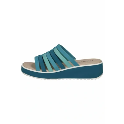 Afbeelding van Caprice Muiltjes met hak, Dames, Maat: 37, Blue comb Leer