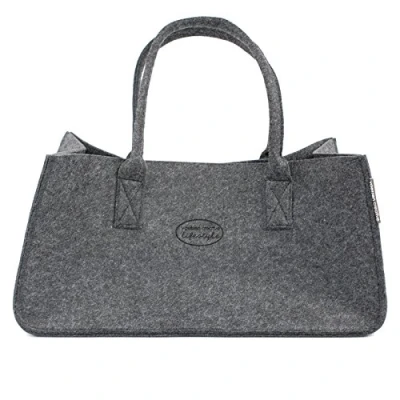 Afbeelding van Vaessen Creative Vilt Tas Antraciet Shopper