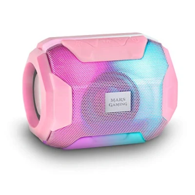 Afbeelding van Bluetooth luidsprekers Mars Gaming MSBAX RGB 10 W Kleur Roze