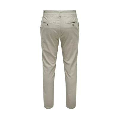 Afbeelding van Only &amp; Sons Chino, Heren, Maat: 28x30, Grau