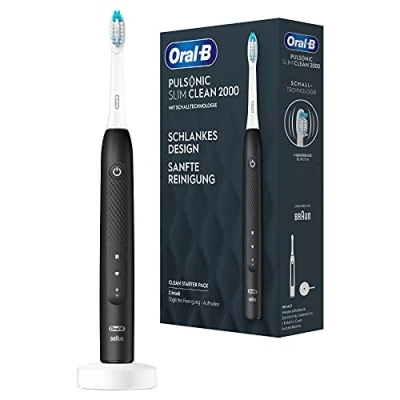 Afbeelding van Oral B Elektrische tandenborstel Pulsonic Slim Clean 2000 zwart, 1 st