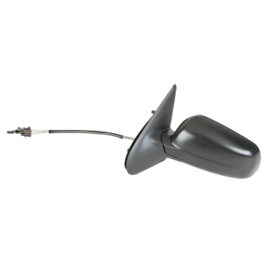 Afbeelding van Buitenspiegel Tyc 331 0010 Links Zwart Instellen: kabel, Bol vormig, Grote spiegelbehuizing SEAT: Ibiza 2