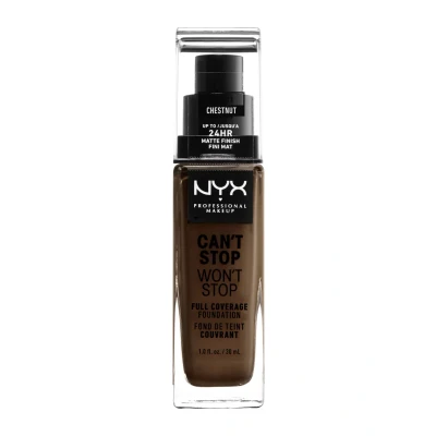 Afbeelding van Nyx Professional Makeup CAN&#039;T STOP WON&#039;T Foundation Foundation, Dames, Maat: 30 ml, 23 chestnut