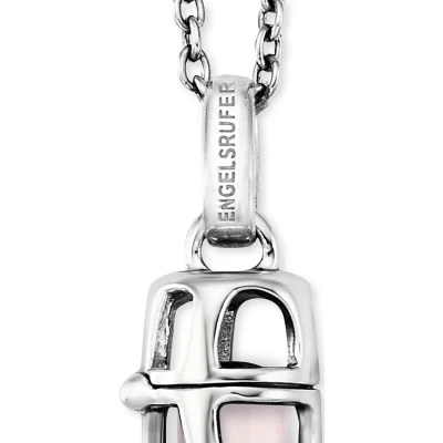 Afbeelding van Engelsrufer Ketting, Dames, Maat: One Size, Silber/rosa