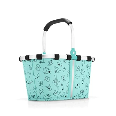 Afbeelding van Reisenthel Carrybag XS Kids Boodschappenmand Maat Polyester 5 L Cats&amp;Dogs Mint