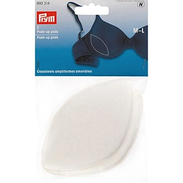 Afbeelding van Push up BH Pads M L Wit 100% Polyamide