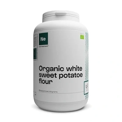 Image de Nutrimuscle Farine de patate douce 2 kg Sans gluten Indice glycémique modéré Certifié Agriculture Biologique Riche en vitamines, minéraux et anti oxydants
