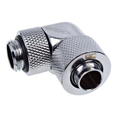 Image de Alphacool Eiszapfen Connector Series 90 Socket 13/10mm Raccord pour système de refroidissement par liquide chrome