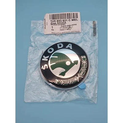 Afbeelding van Origineel Skoda logo voor achterklep 1U0853621C MEL