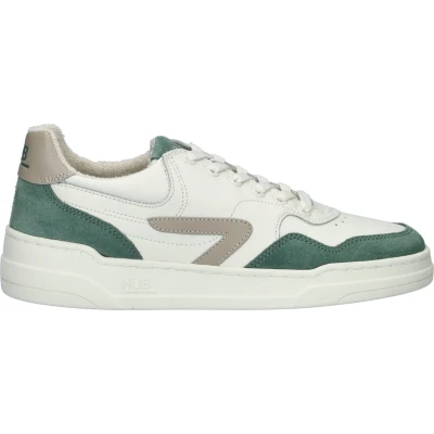 Afbeelding van HUB LAGE Courtz Sneakers laag, Heren, Maat: 44, Wit Leer