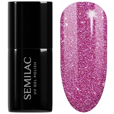 Afbeelding van Semilac 462 Pink Bubbles UV gelnagellak, 7 ml