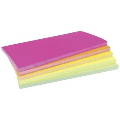 Afbeelding van Magnetoplan Neon Presentatiekaart Diverse kleuren, rechthoekig 200 mm x 100 250 stuk(s)