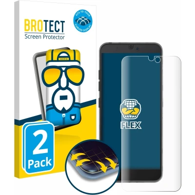Afbeelding van BROTECT Screenprotector voor Fairphone 3 Folie Beschermfolie transparant volledig dekking (2 Stuks)