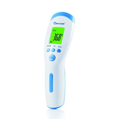 Afbeelding van Berrcom digitale contactloze thermometer voor baby&#039;s, kinderen en volwassenen met 3 bedrijfsmodi het meten van de temperatuur (lichaam, kamer objecten), omgeving, koortsalarm