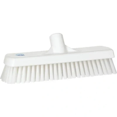 Afbeelding van Vikan Schrobbers en Luiwagens Harde Vloerschrobber Met Polyester Vezels 305x85x110mm Vezellengte: 45mm Wit