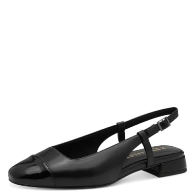 Afbeelding van Marco Tozzi Ballerina&#039;s, Dames, Maat: 38, Black comb Hoogwaardig imitatieleer