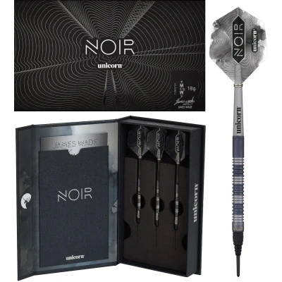 Afbeelding van Unicorn James Wade Noir 90% Soft Tip Dartpijlen
