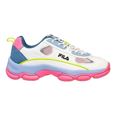 Afbeelding van Fila Strada Lucid WMN Sneakers laag, Dames, Maat: 36, White/kentucky blue Kunststof/ textiel