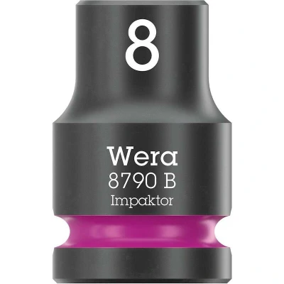 Afbeelding van Wera 8790 B Impaktor 05005500001 Dop (zeskant) Dopsleutelinzetstuk 8 mm 1 stuks 3/8