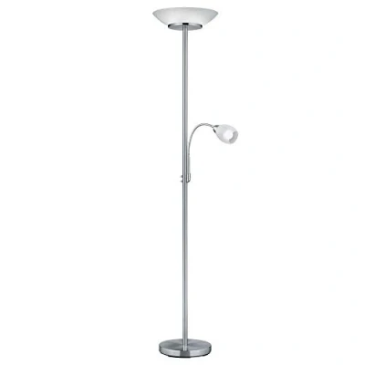 Afbeelding van REALITY GERRY Staande lamp Nikkel mat excl. 2x E27 4,9W