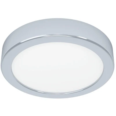 Afbeelding van LED plafondlamp Fueva 5 IP44 3000K chroom Ø16cm