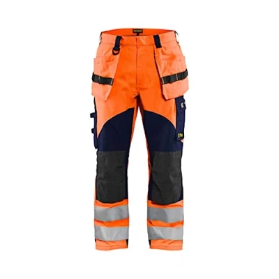 Afbeelding van Blaklader Multinorm inherent werkbroek 1589 1513 High Vis Oranje/Marineblauw C64