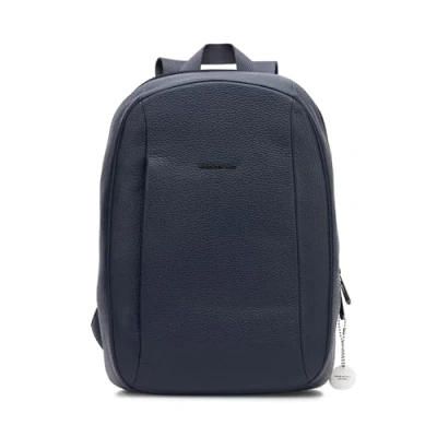 Afbeelding van Mandarina Duck, MELLOW LEATHER BACKPACK Femme, Taille Unique, Dress Blue, Taglia unica