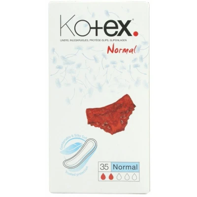 Afbeelding van Kotex Inlegkruisjes Normal 35 stuks
