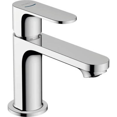 Afbeelding van hansgrohe Rebris S ééngreeps toiletkraan 80 voor koud water of vooraf ingestelde temperatuur zonder afvoer chroom